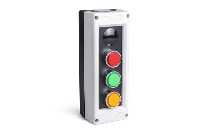 PK Series Plastic 3 Holes DK + DY + DS + 3*KB14K + TIPASOM  Grey-Black Control Box